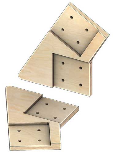 Коннекторы для сборки барнхауса FINHA A200