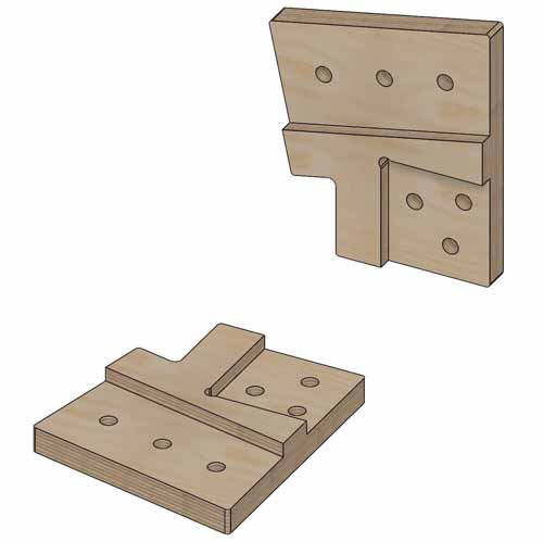 Коннекторы для сборки барнхауса FINHA P100LF