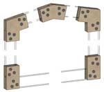 Коннекторы для сборки барнхауса FINHA W150L