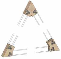 Коннекторы для сборки A-Frame FINHA  A100