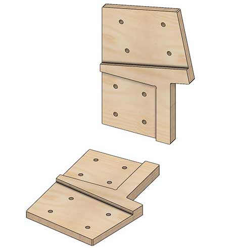 Коннекторы для сборки барнхауса FINHA W200LF