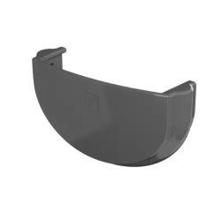 Заглушка желоб ТН ПВХ ОПТИМА, серый D120мм