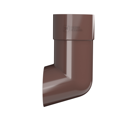 Слив трубы ТН ПВХ, коричневый D82мм