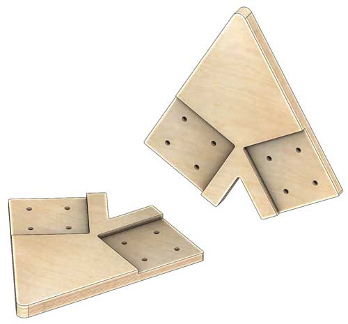 Коннекторы для сборки барнхауса FINHA A200