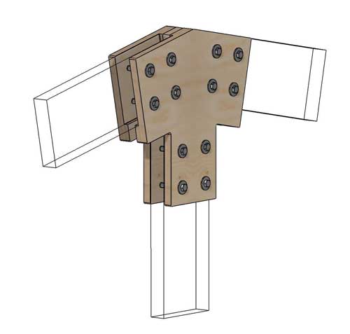 Коннекторы для сборки барнхауса FINHA M200L