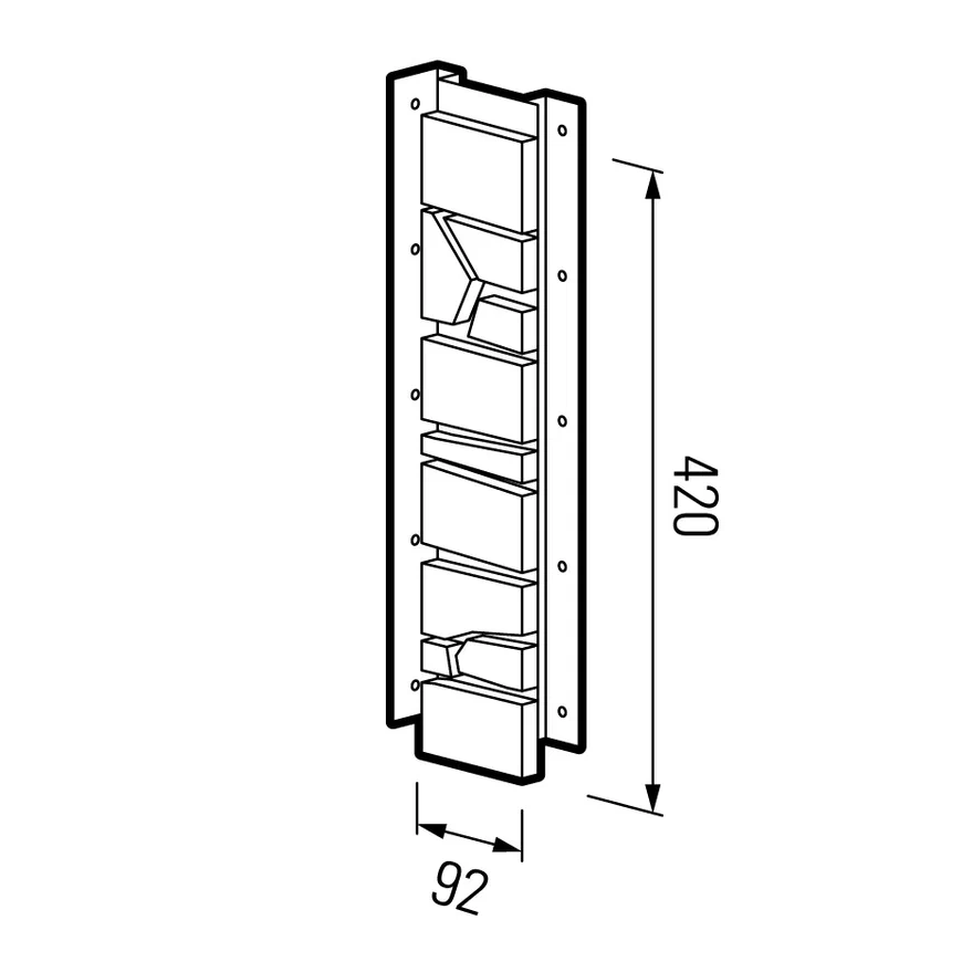 Планка универсальная Технониколь Камень цвет Калабрия