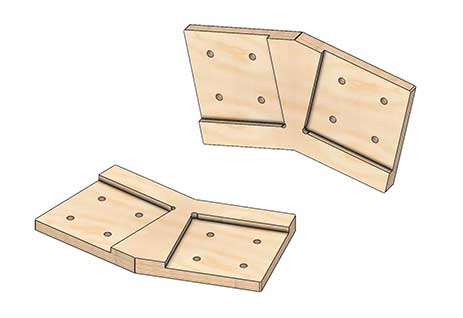 Коннекторы для сборки барнхауса FINHA W200L