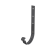 Кронштейн желоба усиленный МАКСИ, графитово-серый D152мм