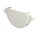 Заглушка желоба ТН ПВХ МАКСИ, белый D152мм