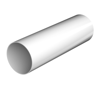 Труба водосточная ТН, белая D82мм (3 м.)