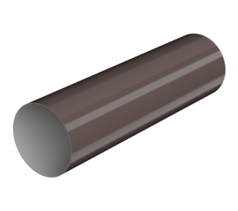Труба водосточная ТН МАКСИ, коричневая D100мм (3м)