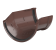 Угол желоба 135 ТН ПВХ, коричневый D125мм
