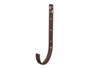 Кронштейн желоба металлический, коричневый D125мм