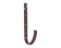 Кронштейн желоба металлический, коричневый D125мм