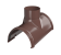 Воронка желоба ТН ПВХ, коричневый D125мм