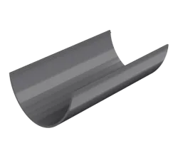Желоб водостока ТН ПВХ серый D125мм(3м) 