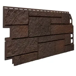 Фасадные панели ТН Песчаник, цвет Темно-коричневый