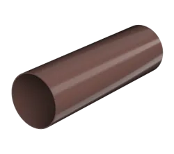 Труба водосточная ТН, коричневая D82мм (3 м.)