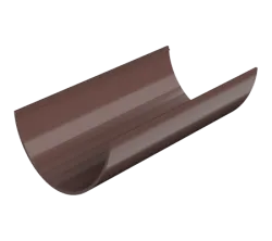Желоб ТН ПВХ коричневый D125мм(3м)